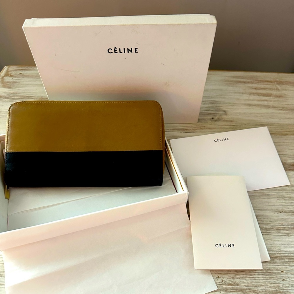 Celine zip-around wallet